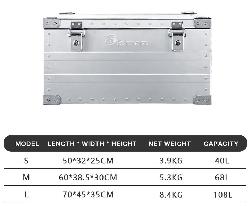 aluminum alloy storage box size aluminum alloy storage box size