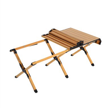 Aluminijasta zložljiva miza za zvitke jajc Camping Beach