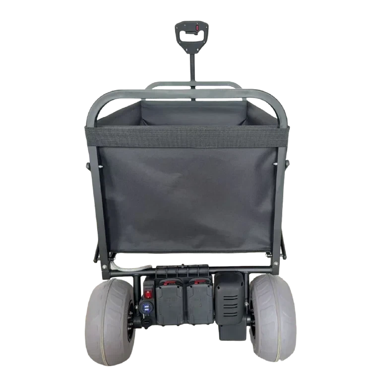 Powderful Electric Beach Trolley With Big Pneumatic Wheels suppliers